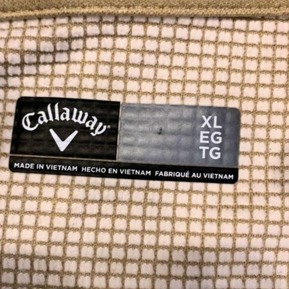 Callaway Pullover 1/4 Zip Fleece Size XL - Picture 2 of 4